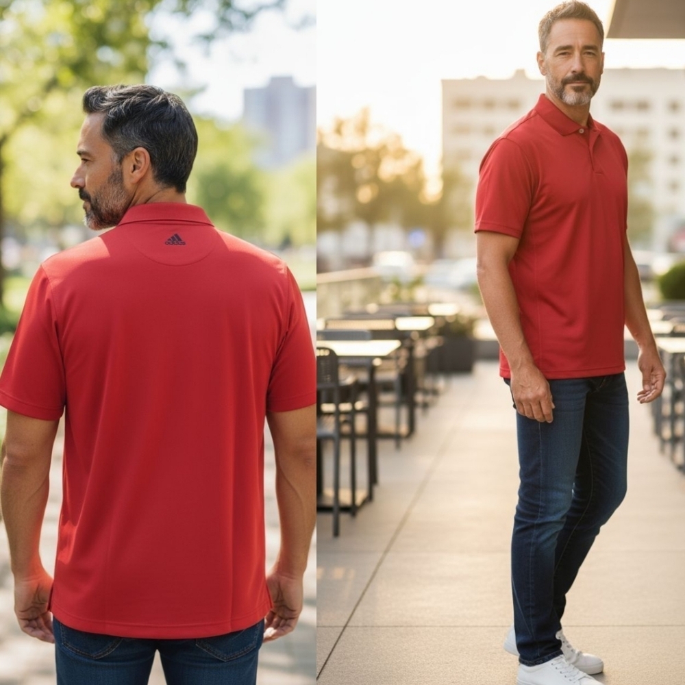 Adidas Mens Climalite Polo - Picture 2 of 8